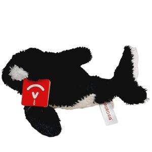 🍒4 for $20🍒 Aurora Killer Whale Orca Eco-Friendly B&W Plush Soft Kids Toy